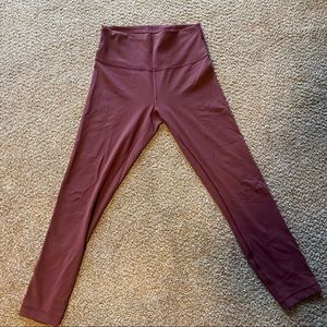 Wunder Train 25” Lululemon Chianti legging